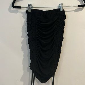 Adjustable ruched skirt